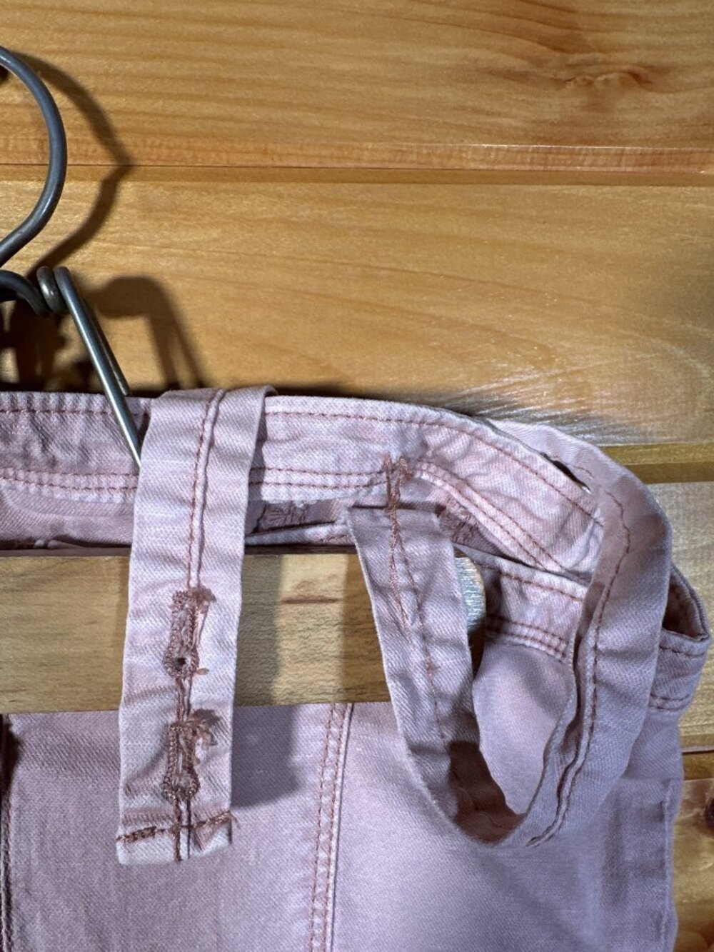 Pilcro and the Letterpress Anthropologie Blush Pink Strapless Jumpsuit 4P - Picture 4 of 8